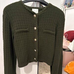 Khaki H&M cardigan